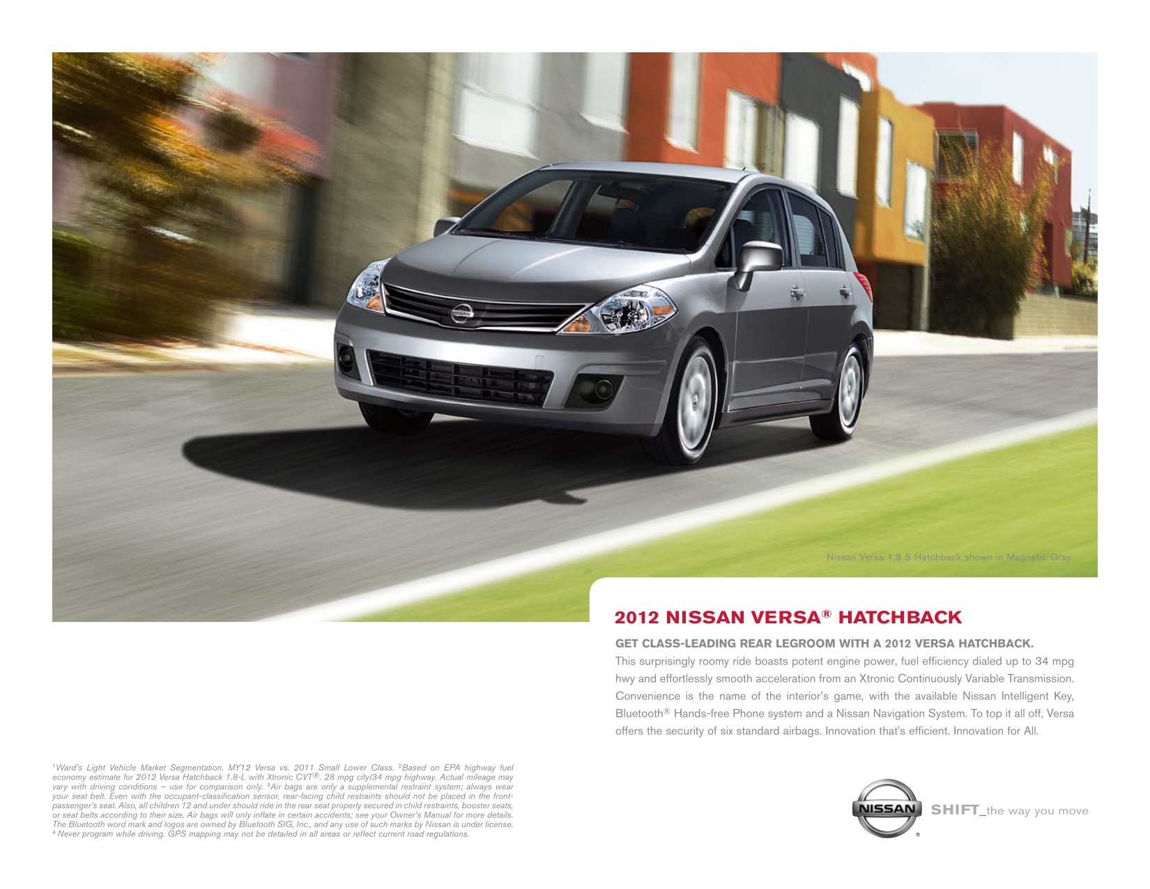 2012 Nissan Versa Hatch Brochure